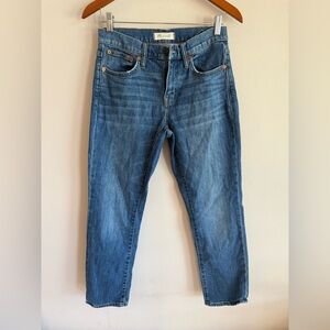 Madewell women's  Straight Blue Jeans